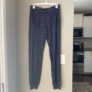 Anthropologie Floral Lounge Pants Size S